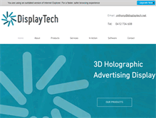 Tablet Screenshot of displaytech.net